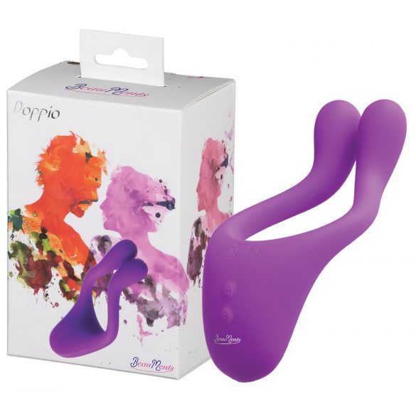 BeauMents Doppio - Rechargeable Triple Motor Couple Vibrator (Purple) 