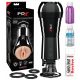 PDX Suction Vibrating Pussy Masturbator (Black) 