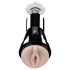 PDX Cock Compressor - suction, vibrating pussy masturbator (black)