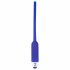 You2Toys - DILATOR - Hollow Silicone Urethral Vibrator - Blue (7mm) 