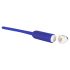 You2Toys - DILATOR - Hollow Silicone Urethral Vibrator - Blue (7mm) 