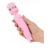 Pillow Talk Cheeky Wand - Rechargeable Massage Vibrator (Pink) 