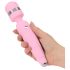 Pillow Talk Cheeky Wand - Rechargeable Massage Vibrator (Pink) 