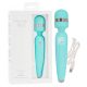 Pillow Talk Cheeky Wand - Rechargeable Massaging Vibrator (Turquoise) 