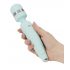 Pillow Talk Cheeky Wand - Rechargeable Massaging Vibrator (Turquoise) 