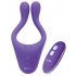 BeauMents Doppio 2 - Rechargeable, Wireless, Triple Motor Couples Vibrator (Purple) 