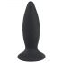 Black Velvet S - Rechargeable Beginner Anal Vibrator - Small (Black)