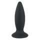 Black Velvet M - Rechargeable, Intermediate Anal Vibrator - Standard (Black) 