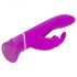 Happyrabbit Curve - Waterproof Clitoral Vibrator with Arm (Purple)