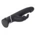 Happyrabbit Realistic - Waterproof Rechargeable Clitoral Vibrator (Black) 