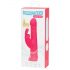 Happyrabbit Thrusting - Rechargeable Thrusting Vibrator with Clitoral Arm (Pink)