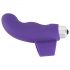 SMILE Finger - Wavy Silicone Finger Vibrator (Purple) 