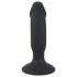 Black Velvet - Rechargeable Penis Anal Vibrator (Black) 