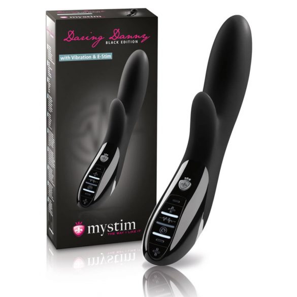 Mystim Daring Danny - Electro-stimulation Vibrator (Black) 