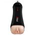 PDX Super Stroker - vibrating, moaning artificial vagina (natural-black)