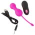 SMILE Love Balls - Rechargeable Wireless Vibrating Egg (Pink) 