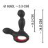 You2Toys Massager - Rechargeable Rotating, Warming Prostate Vibrator (Black) 