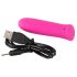 SMILE Power Bullet - Rechargeable, Extra Strong Mini Vibrator (Pink) 