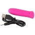 SMILE Power Bullet - Rechargeable, Extra Strong Mini Vibrator (Pink) 