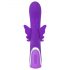 SMILE Rotating Turbo - rotating head vibrator with clitoral arm (purple)