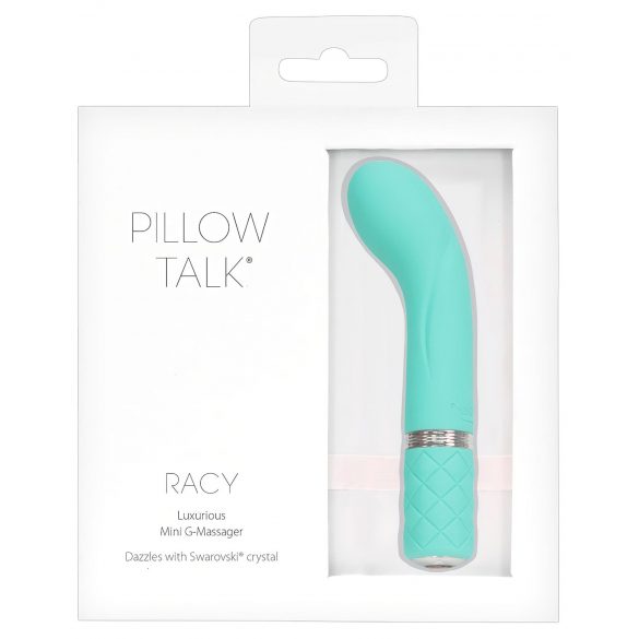 Pillow Talk Racy - Rechargeable Slim G-Spot Vibrator (Turquoise) 