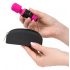 PalmPower Pocket Wand - Mini Massage Vibrator (Pink-Black) 