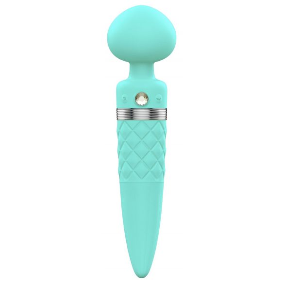 Pillow Talk Sultry - Warming Massage Vibrator (Turquoise) 