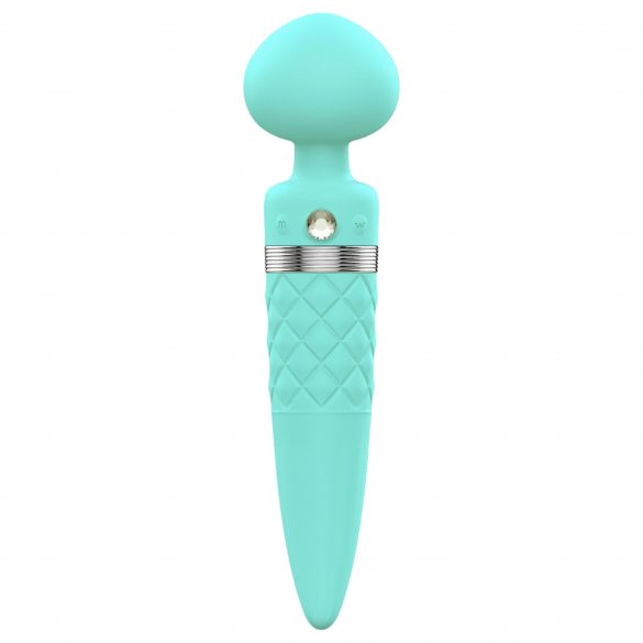 Pillow Talk Sultry - Warming Massage Vibrator (Turquoise) 