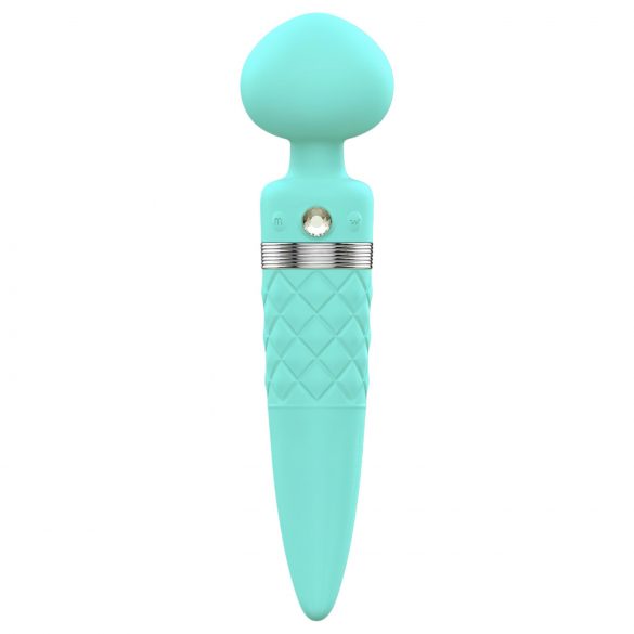 Pillow Talk Sultry - Warming Massage Vibrator (Turquoise) 