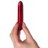 Scarlet Velvet - Mini Lipstick Vibrator (10 Patterns) - Red 