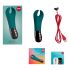 Fun Factory Manta - Teal and Black Glans Vibrator 