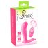 SMILE G-Spot Panty - rechargeable, remote-controlled strap-on vibrator (pink)