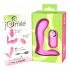 SMILE G-Spot Panty - rechargeable, remote-controlled strap-on vibrator (pink)