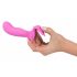 SMILE G-Spot Panty - rechargeable, remote-controlled strap-on vibrator (pink)