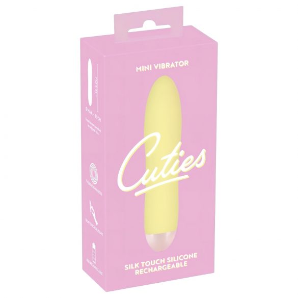 Cuties Mini - Rechargeable Silicone Vibrator (Yellow) 