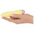 Cuties Mini - Rechargeable Silicone Vibrator (Yellow) 