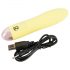 Cuties Mini - Rechargeable Silicone Vibrator (Yellow) 