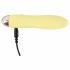 Cuties Mini - Rechargeable Silicone Vibrator (Yellow) 