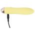 Cuties Mini - Rechargeable Silicone Vibrator (Yellow) 