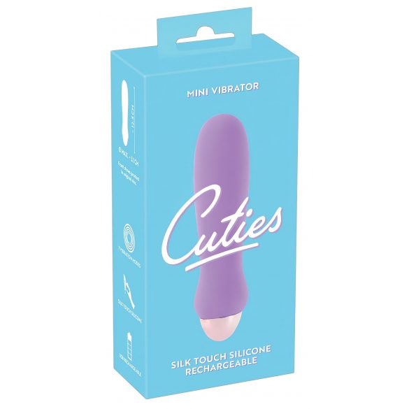 Cuties Mini Purple - Rechargeable Silicone Vibrator (Purple) 