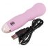 Cuties Mini Rose - Rechargeable, Wavy Vibrator (Pink) 