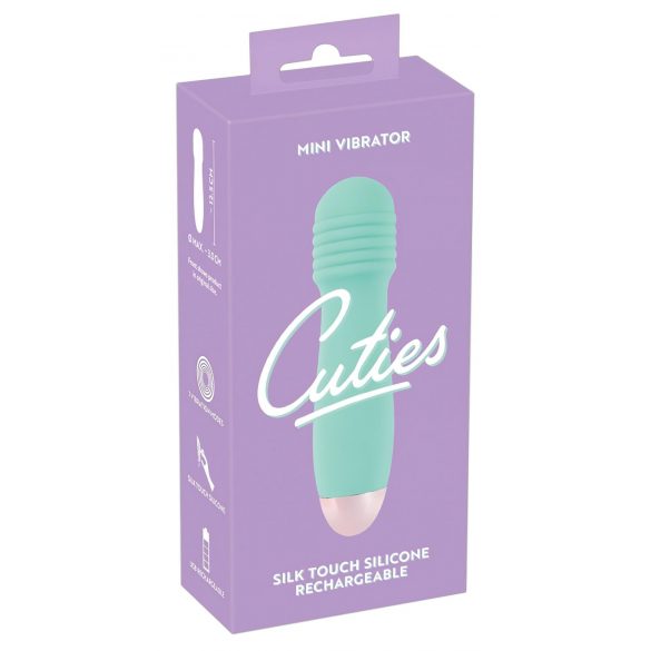 Cuties Mini Wand - Rechargeable Mini Vibrator (Green) 