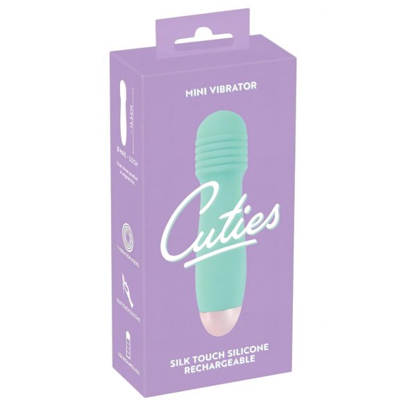 Cuties Mini Wand - Rechargeable Mini Vibrator (Green) 