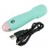 Cuties Mini Wand - Rechargeable Mini Vibrator (Green) 