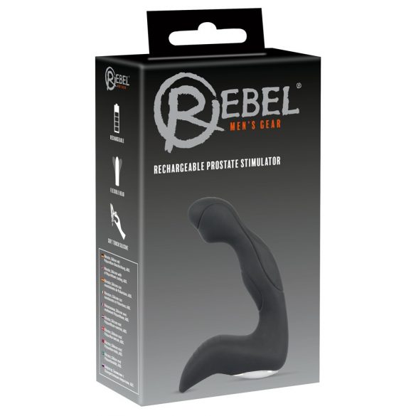 Rebel – Rechargeable Beginner Prostate Wave Vibrator (Black) 