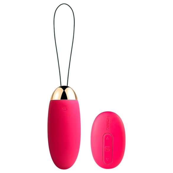 Svakom Elva - Rechargeable Remote-Control Vibrating Egg (Red) 