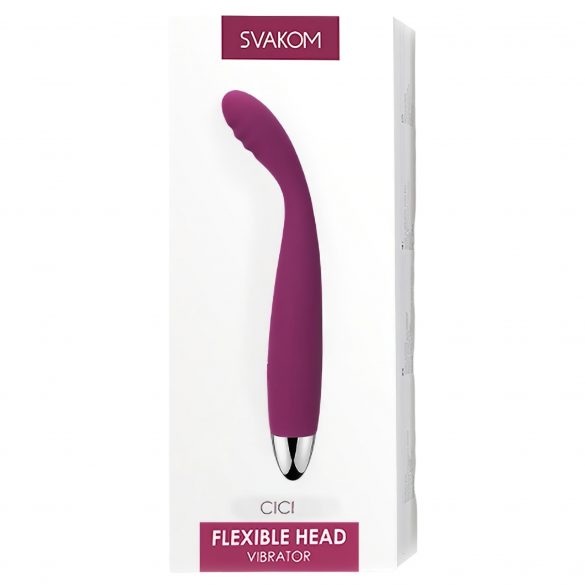 Svakom Cici - Rechargeable Flexible G-spot Vibrator (Purple) 