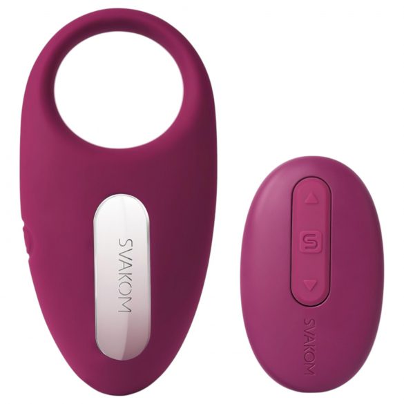 Svakom Winni - Wireless Vibrating Penis Ring (Purple) 