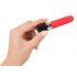 You2Toys - Rechargeable Lipstick Vibrator (Red-Black) 