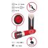 You2Toys - Rechargeable Lipstick Vibrator (Red-Black) 